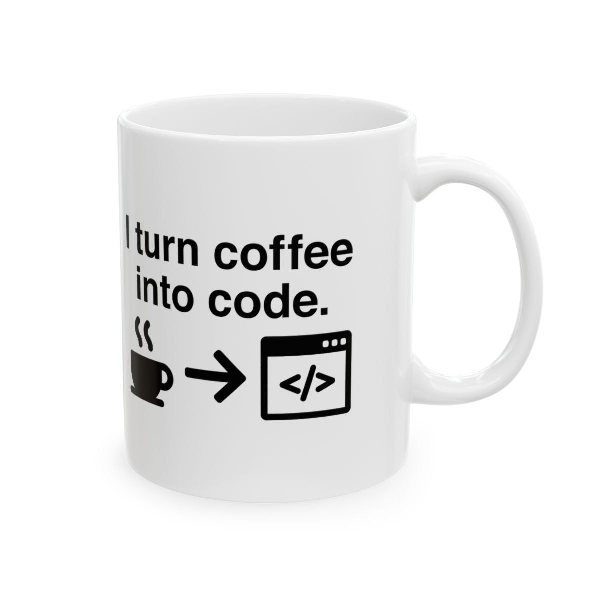 I Turn Coffee Into Code Mug right #Size_11oz