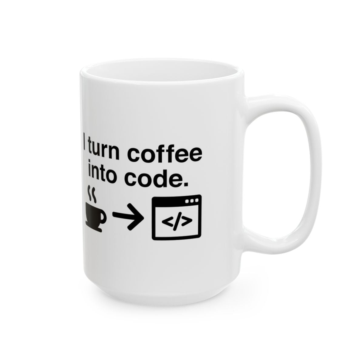 I Turn Coffee Into Code Mug right #Size_15oz