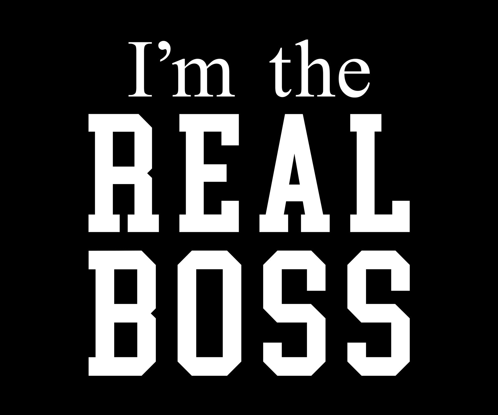 Funny Family Matching Shirts - The Boss & The Real Boss