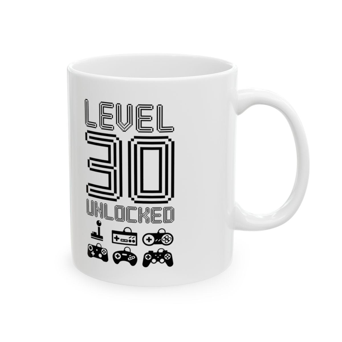 Level 30 Unlocked Neon Edition Mug right #Size_11oz