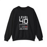 Level 40 Unlocked Sweatshirt