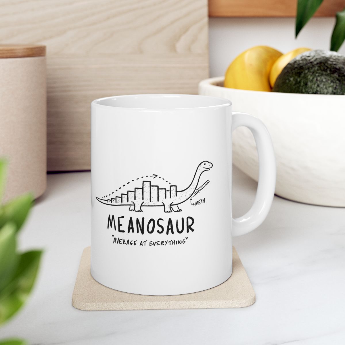 Meanosaur Mug context-4