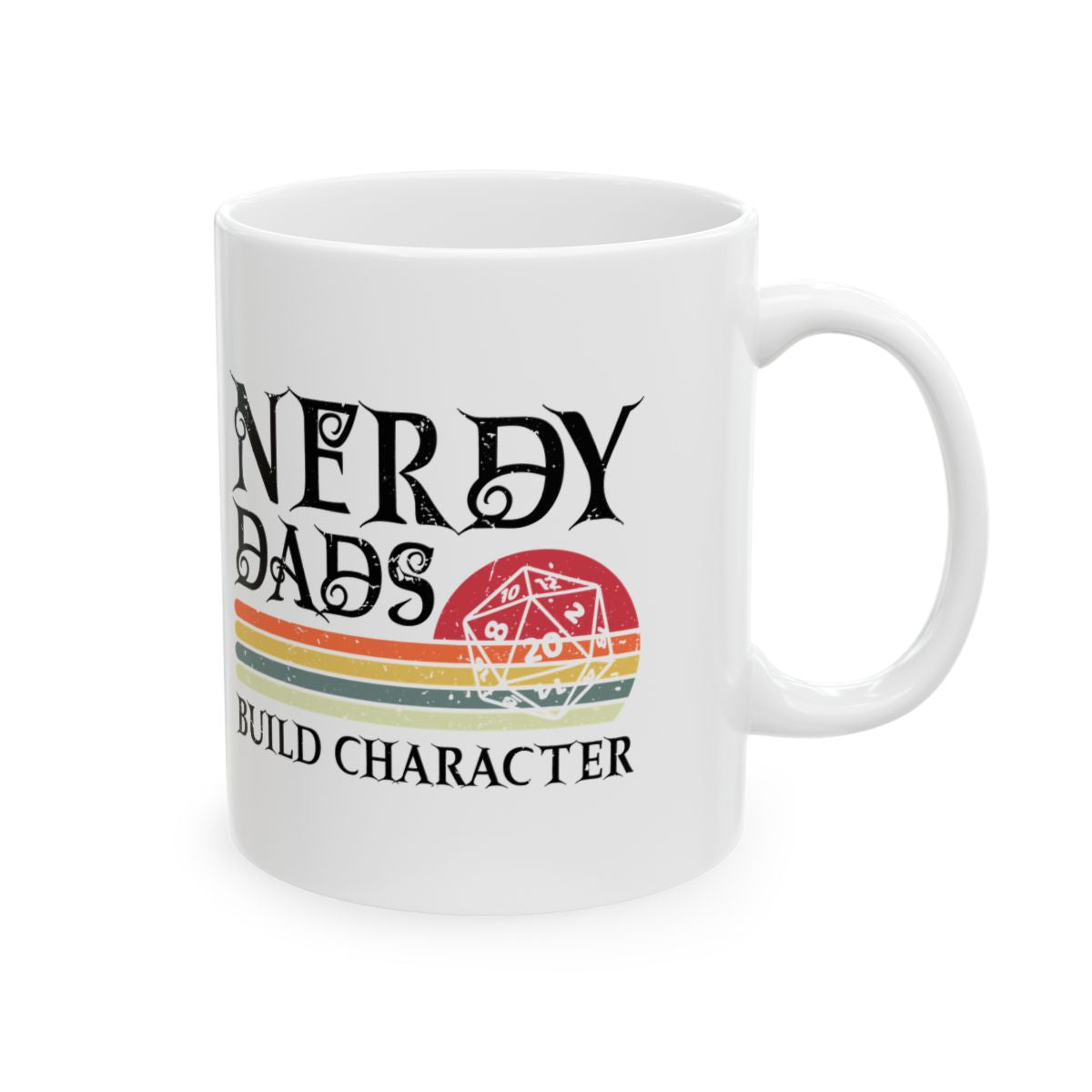 Nerdy Dads Build Character Mug right #Size_11oz