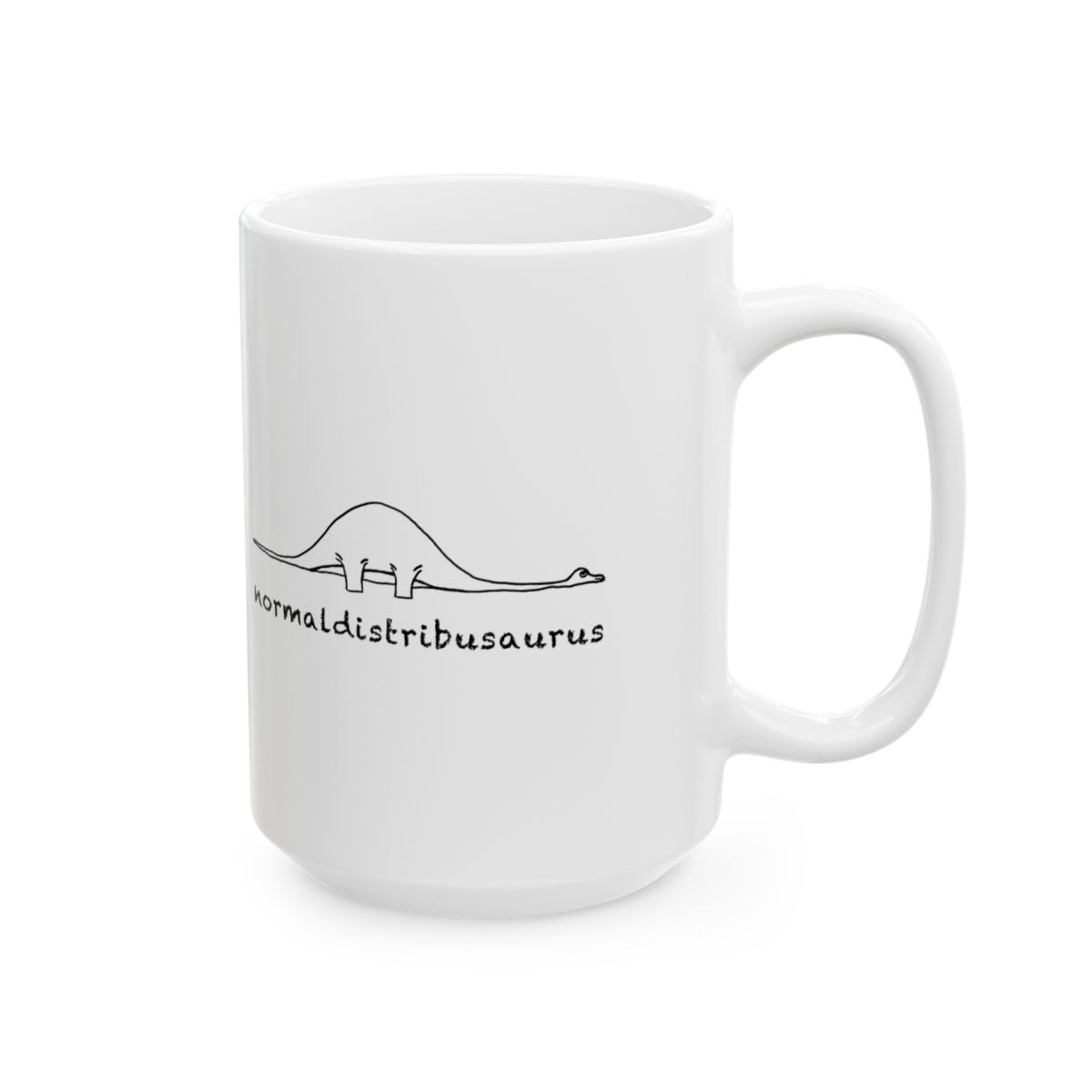 Normal Distribusaurus Mug right #Size_15oz