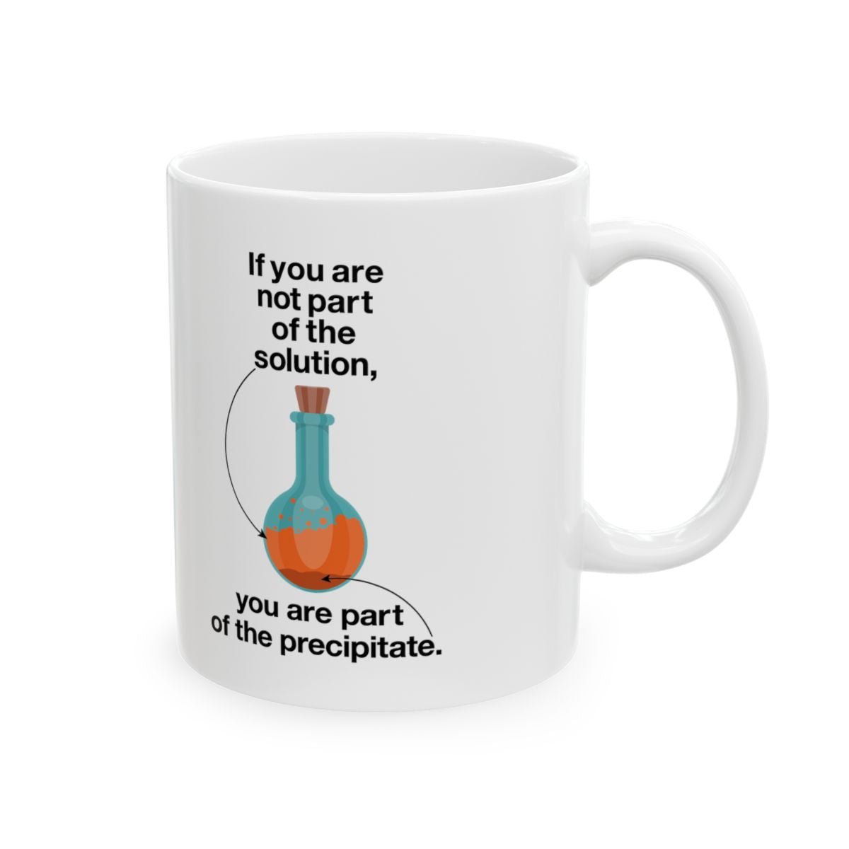 Not Part Of The Solution Mug right #Size_11oz