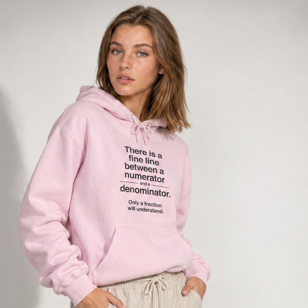 numerator denominator hoodie model