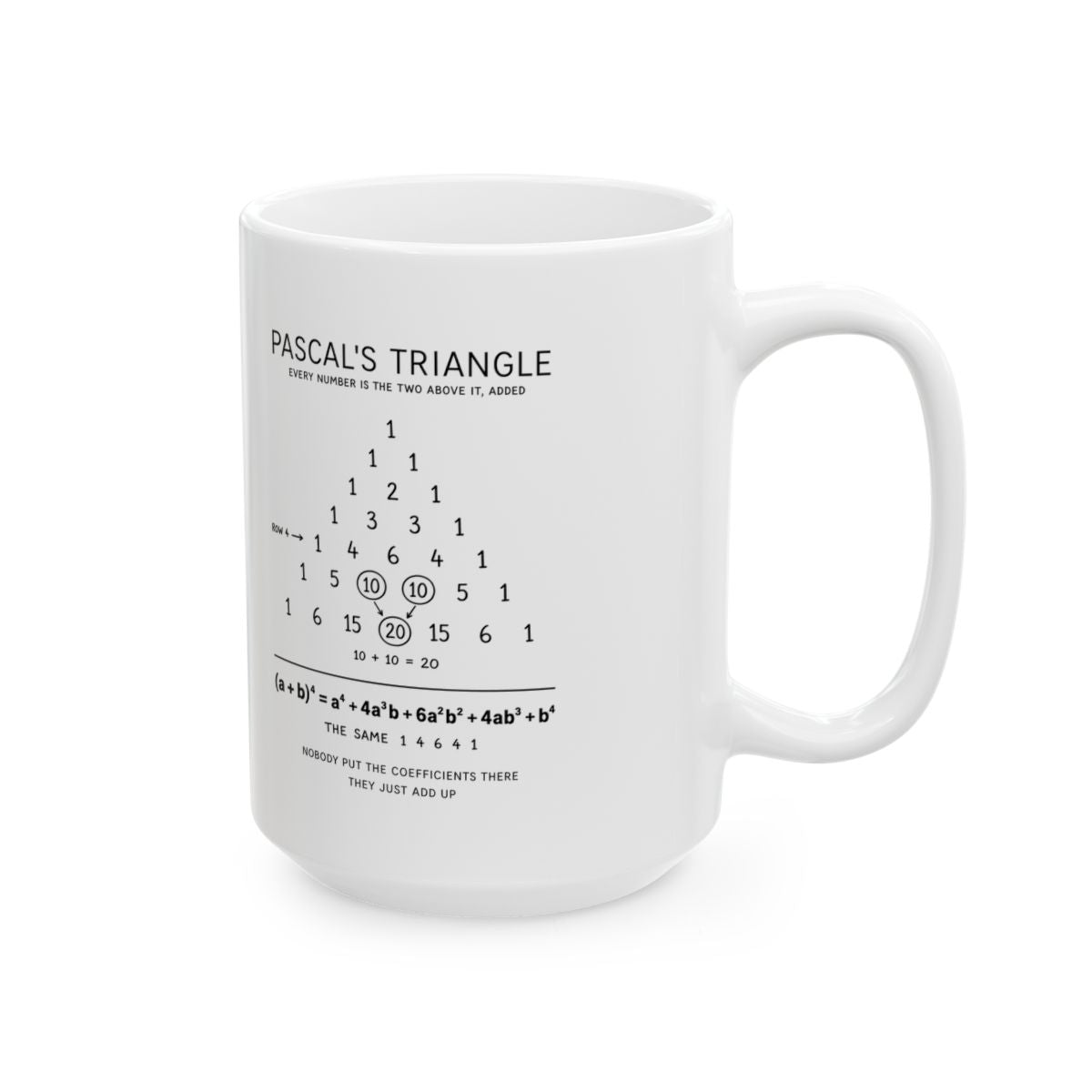 Pascal's Triangle Mug right #Size_15oz