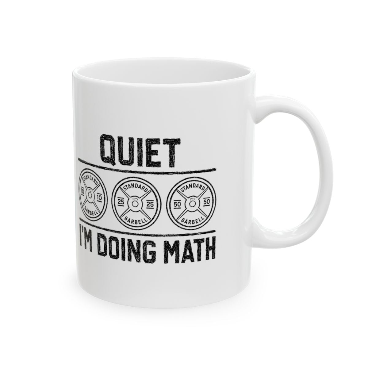 Quiet, I'm Doing Math Mug right #Size_11oz