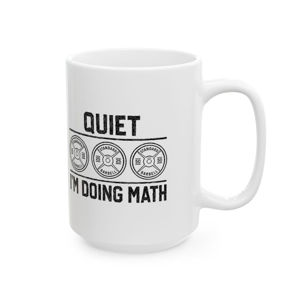 Quiet, I'm Doing Math Mug right #Size_15oz