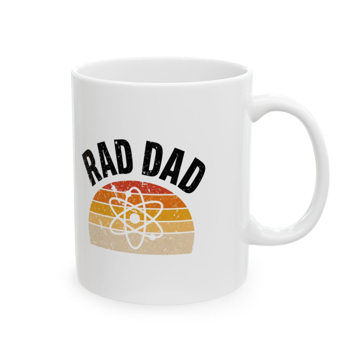 Rad Dad Retro Atom Mug right #Size_11oz