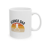Science Dad Retro Flask Mug