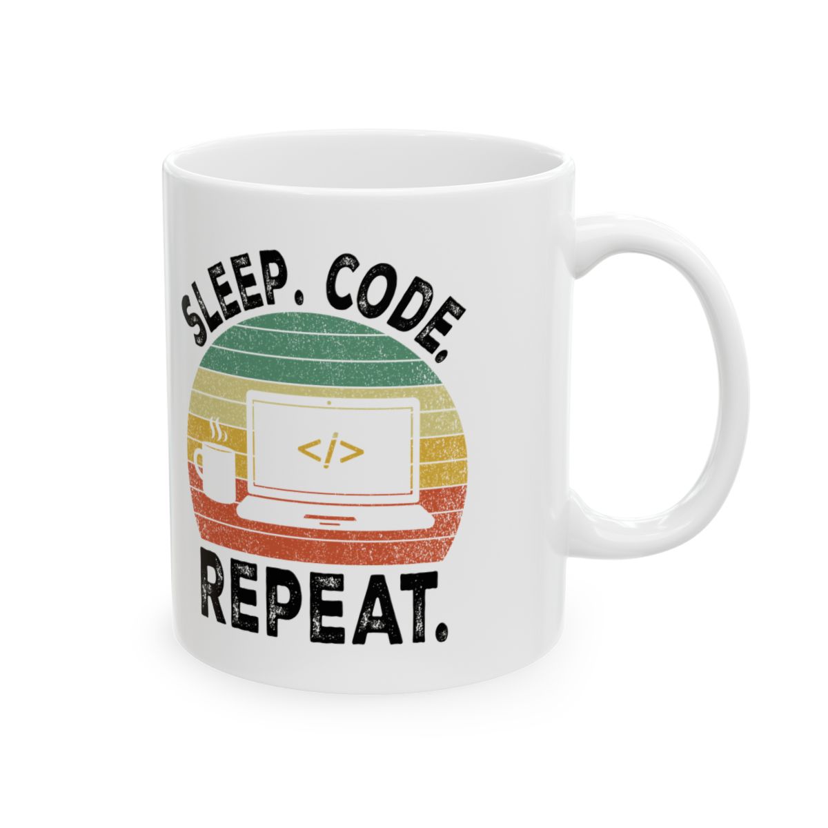 Sleep. Code. Repeat. Mug right #Size_11oz