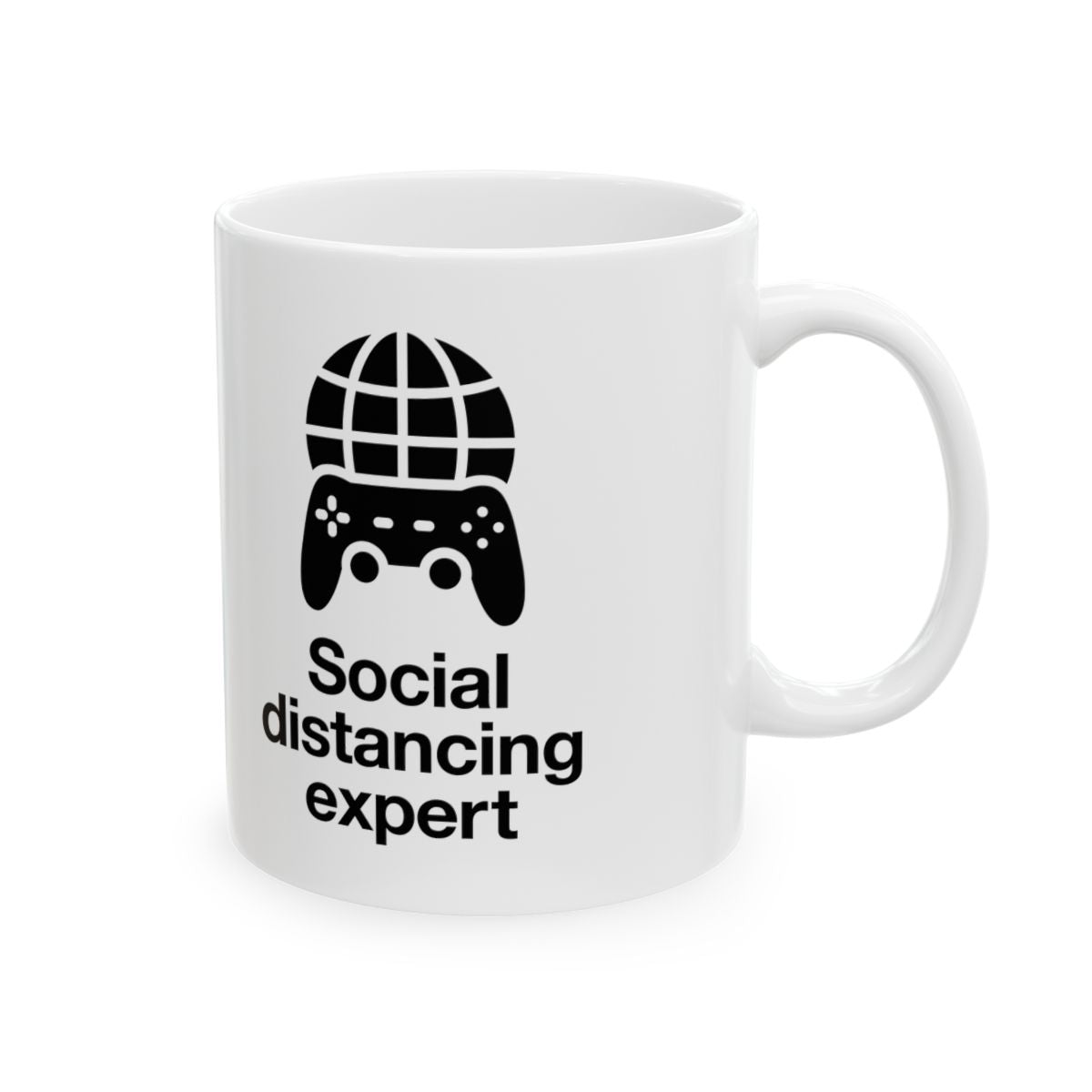 Social Distancing Expert Mug right #Size_11oz