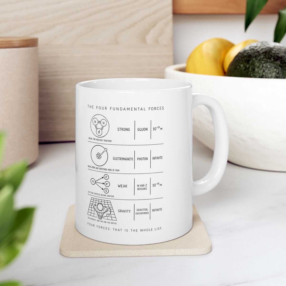 The Four Fundamental Forces Mug context-4