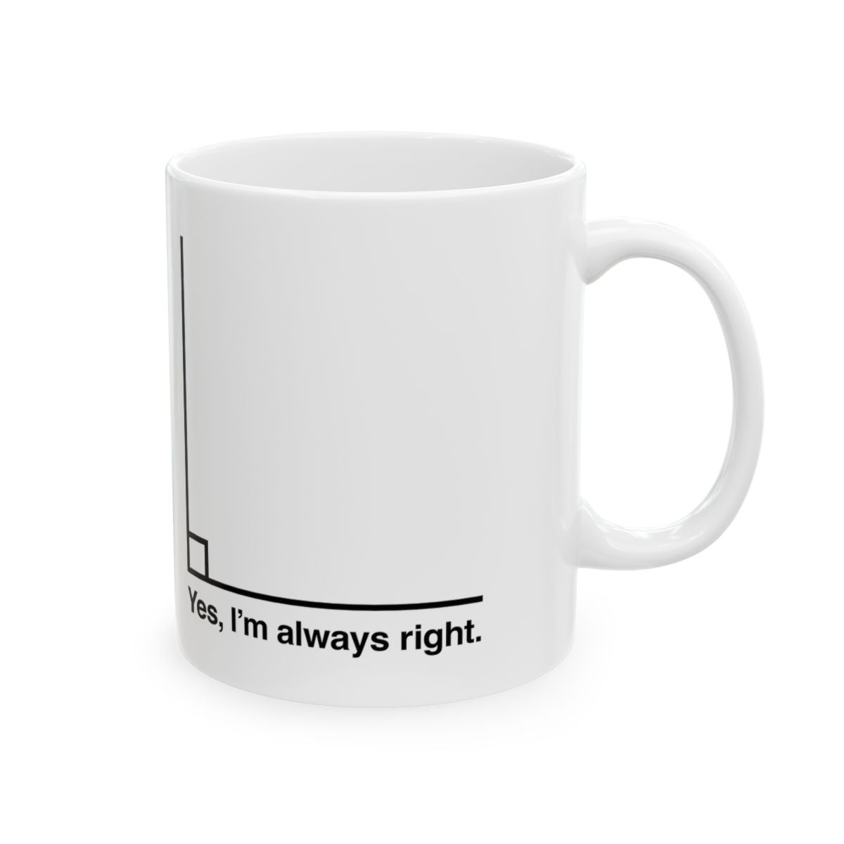 Yes I’m Always Right Mug right #Size_11oz