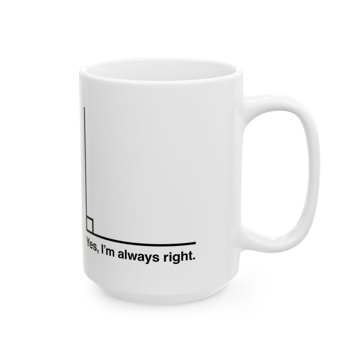 Yes I’m Always Right Mug right #Size_15oz