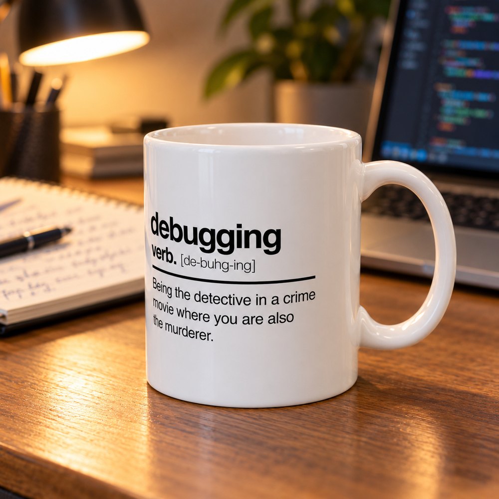 Debugging Verb mug