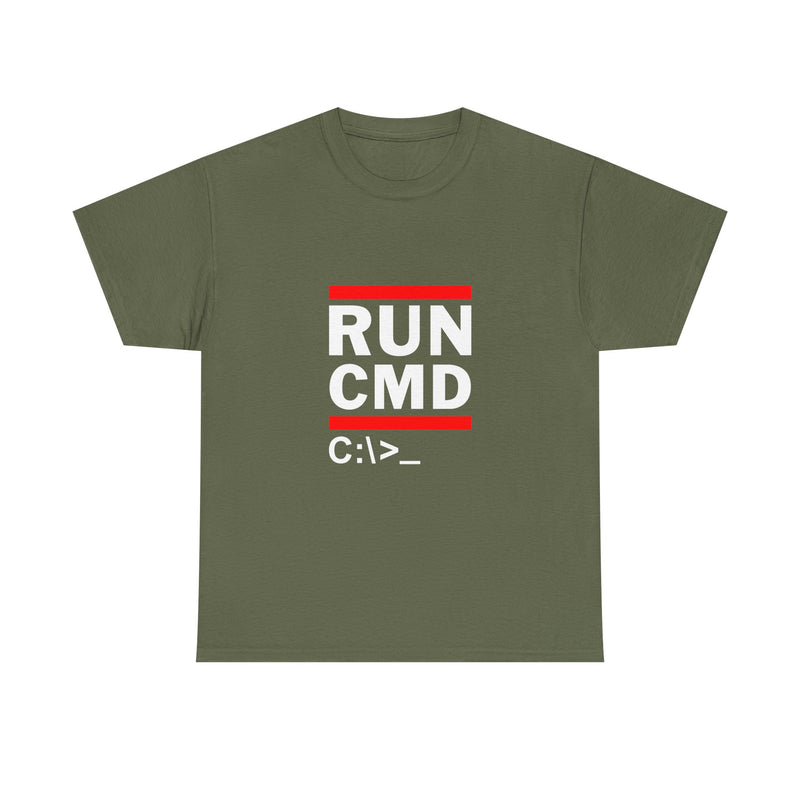 Run CMD T-Shirt, Geek T-Shirt, Nerd Shirt, Tech Humor Tee, Programmer Gift, Coding Tee, IT Humor Shirt, Funny Computer Shirt