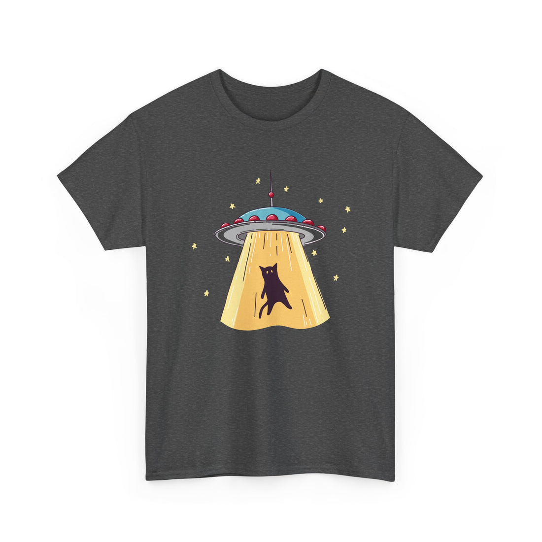 Cat Ufo Abduction - Ufo Shirt - Regular Unisex Crewneck T-Shirt