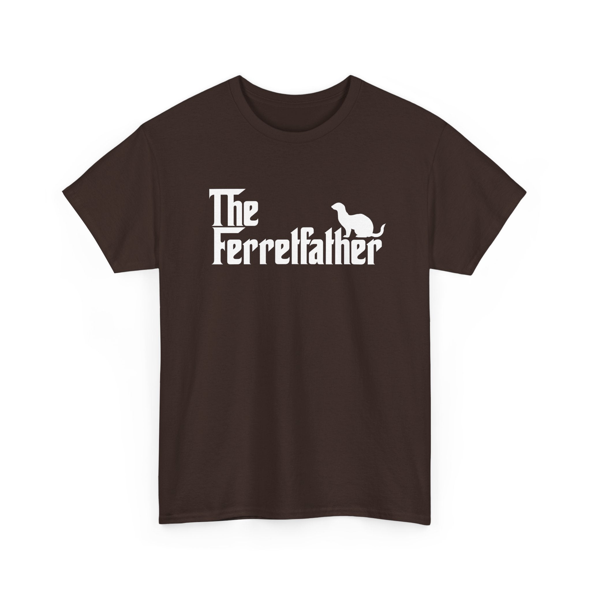 Funny Ferret Shirt The Ferretfather Ferret Dad Gift - Unisex Regular Crewneck T-Shirt