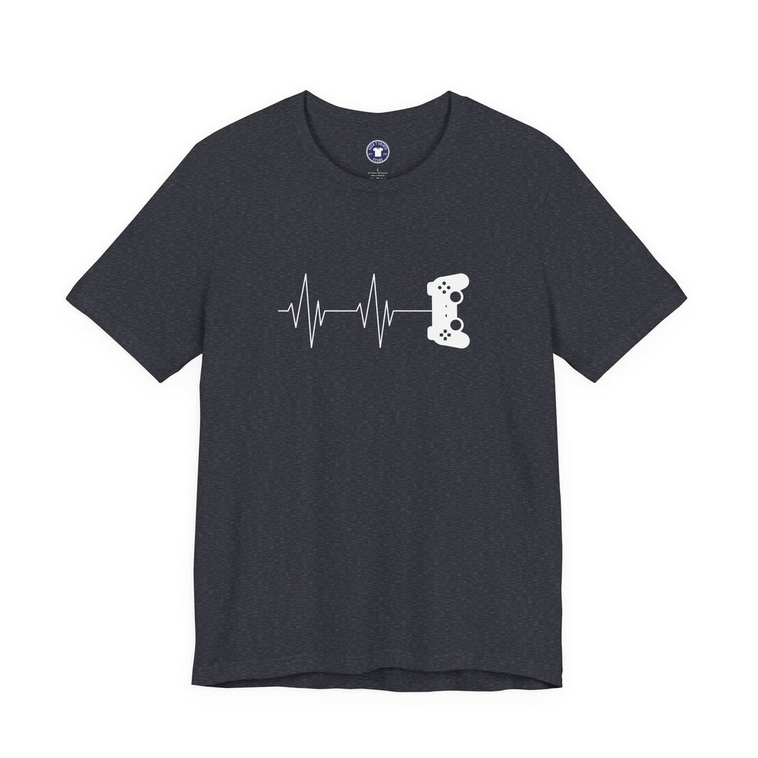 Gamer Heartbeat - Video Gaming Addict Shirt - Premium Unisex Crewneck T-Shirt