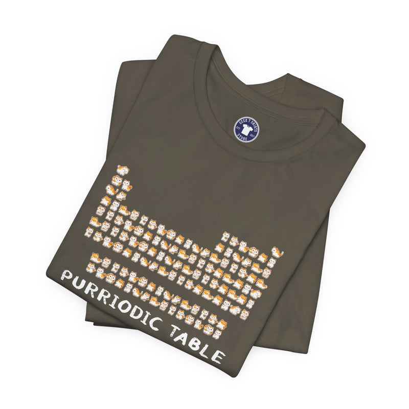 Purriodic Table - Premium Unisex Crewneck T-Shirt