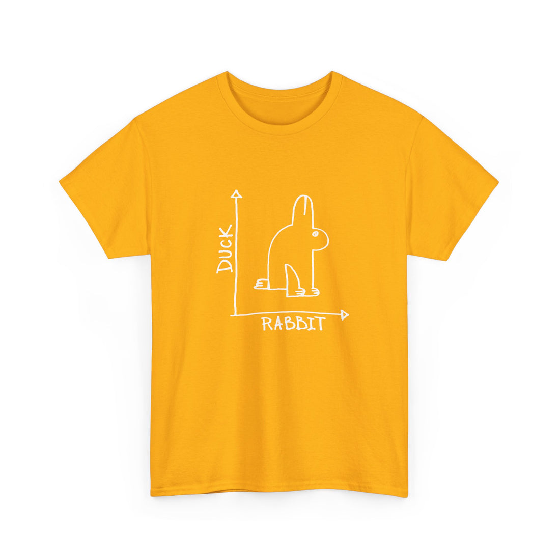 Rabbit-Duck Paradox -  Unisex Regular Crewneck T-Shirt