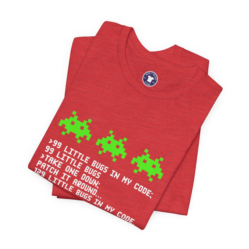 99 Little Bugs In My Code - Nerd Shirt - IT Shirt - Premium Unisex Crewneck T-Shirt
