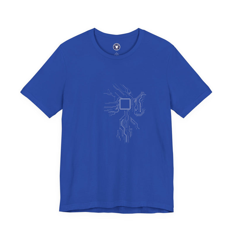 Cpu Heart Chipset Board - Geek Coding T-Shirt - Premium Unisex Crewneck T-Shirt