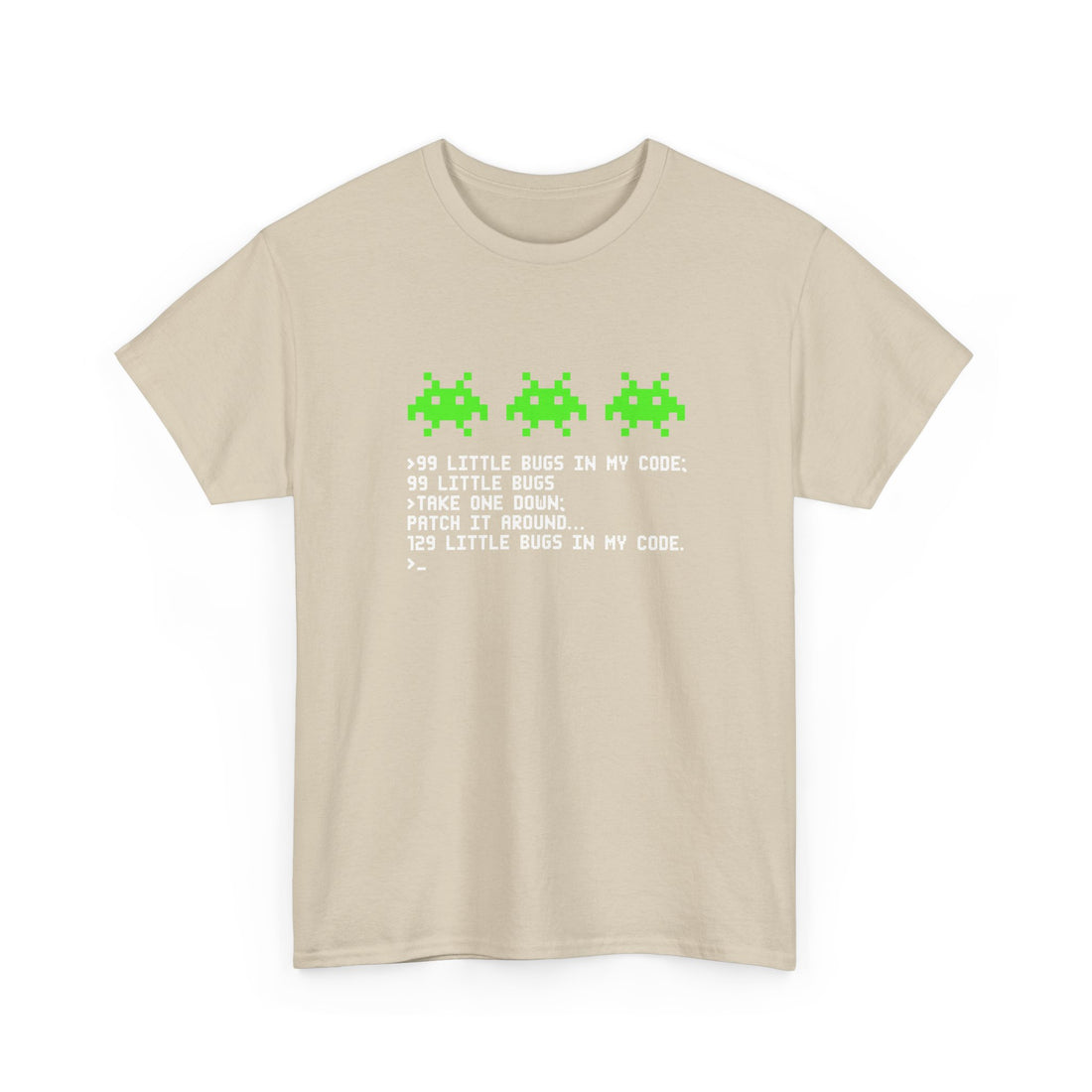 99 Little Bugs In My Code - Nerd Shirt - IT Shirt - Regular Unisex Crewneck T-Shirt