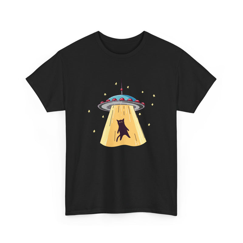 Cat Ufo Abduction - Ufo Shirt - Regular Unisex Crewneck T-Shirt