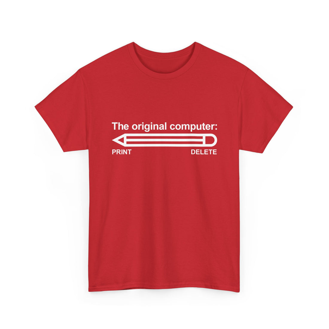 The Original Computer - Nerd Shirt - It Shirt - Regular Unisex Crewneck T-Shirt
