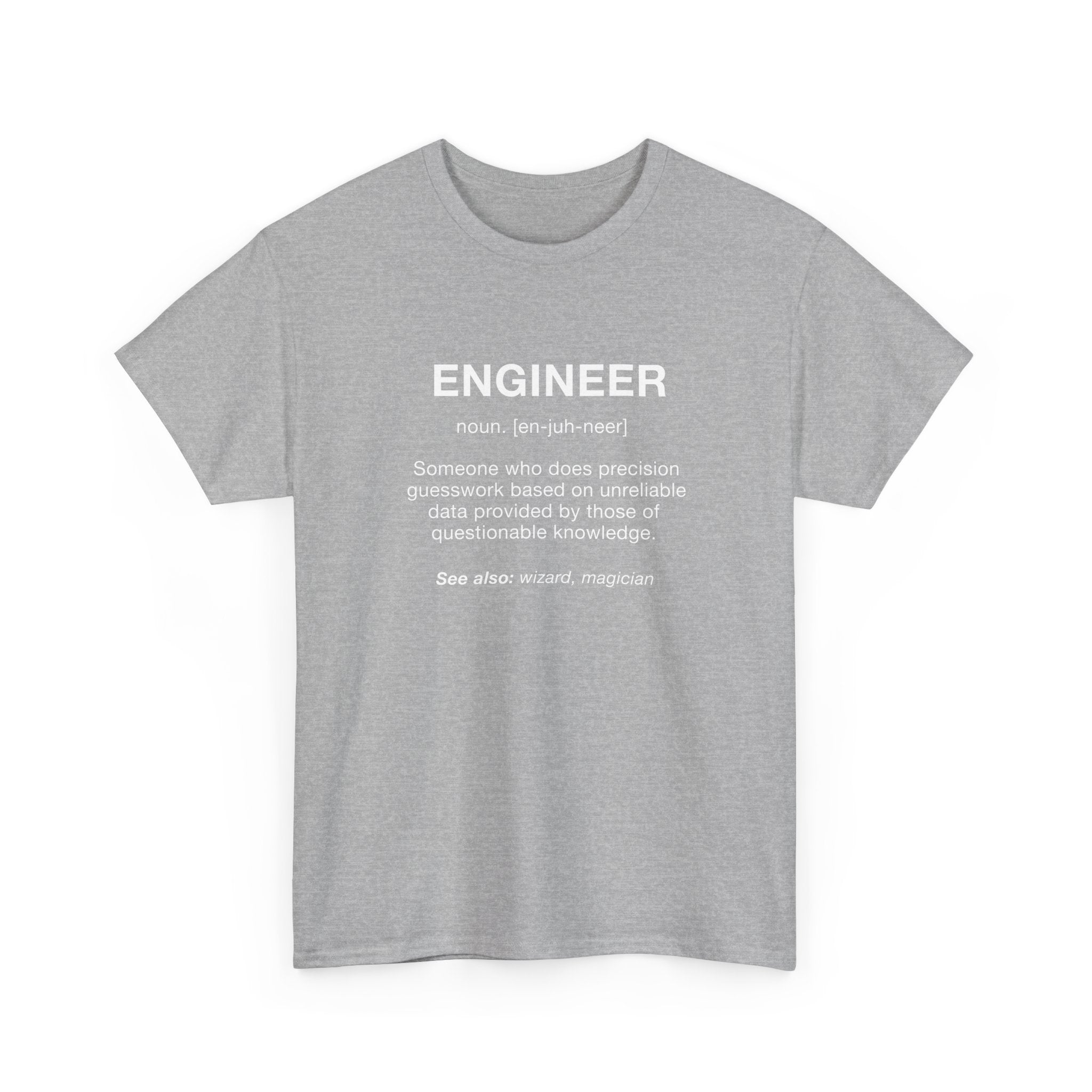 Engineer Noun - Engineering Shirt -  Unisex Crewneck T-Shirt