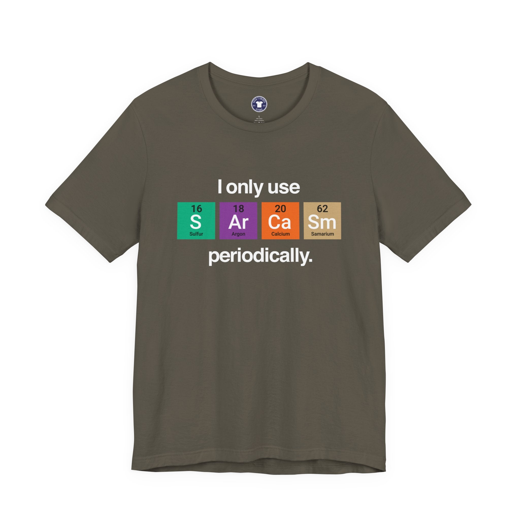 I Only Use Sarcasm Periodically - Premium Unisex Crewneck T-Shirt