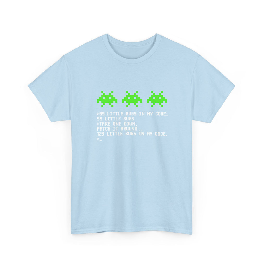 99 Little Bugs In My Code - Nerd Shirt - IT Shirt - Regular Unisex Crewneck T-Shirt