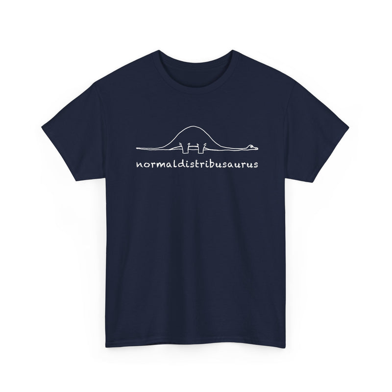 Math Statistics Normal Distribution Dinosaur - Normaldistribusaurus - Regular Unisex Crewneck T-Shirt