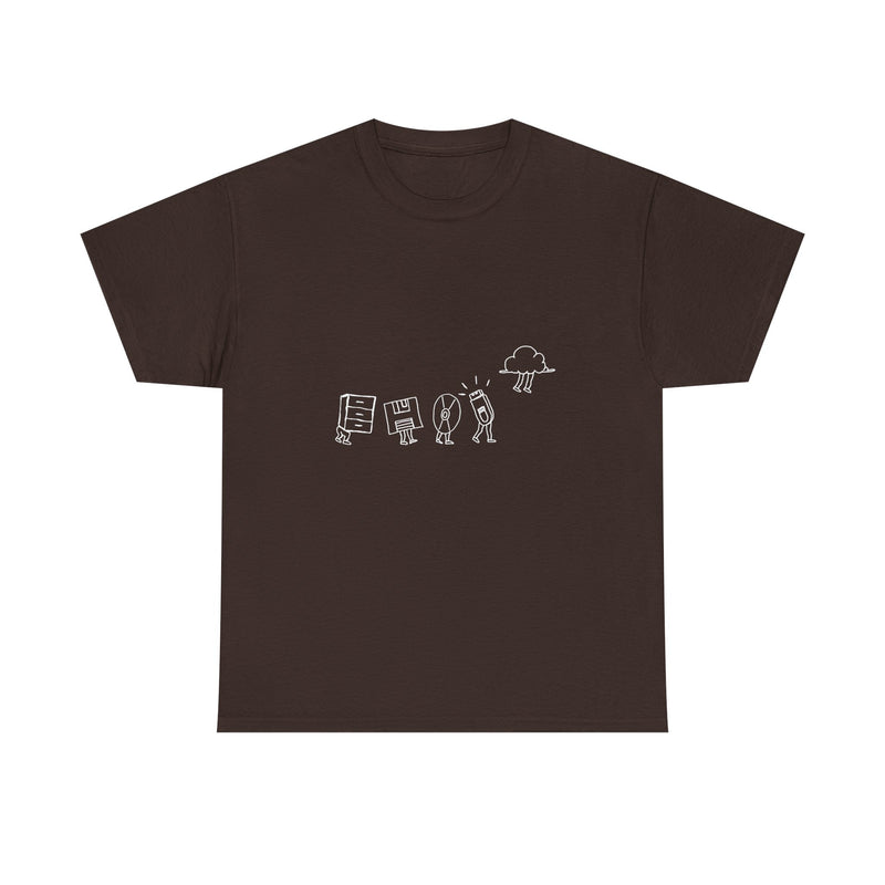 Retro Tech Evolution T-Shirt, Geek T-Shirt, Nerd Shirt, Vintage Computer Art Tee, Tech History Gift, Fun Science Shirt, Digital Age Top