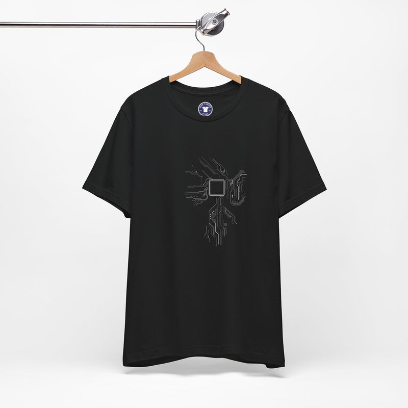 Cpu Heart Chipset Board - Geek Coding T-Shirt - Premium Unisex Crewneck T-Shirt