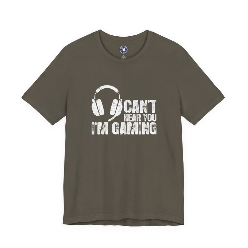Can't Hear You I'm Gaming - Premium Unisex Crewneck T-Shirt