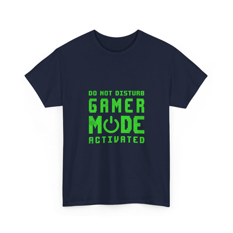 Gamer Mode Activated T-Shirt, Do Not Disturb Tee, Geek T-Shirt, Nerd Shirt, Video Game Lover Gift, Retro Style, Power Symbol Design