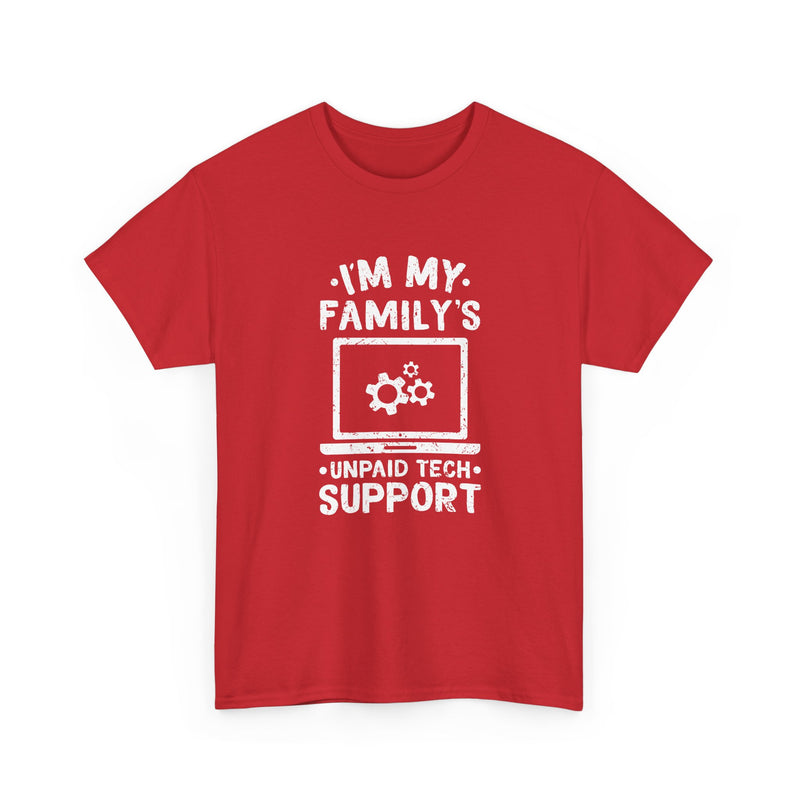 I'm My Family's Unpaid Tech Support - Regular Unisex Crewneck T-Shirt