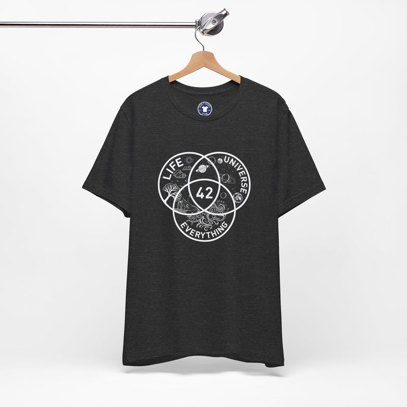 42 Answer To Life The Universe And Everything - White Version - Premium Unisex Crewneck T-Shirt