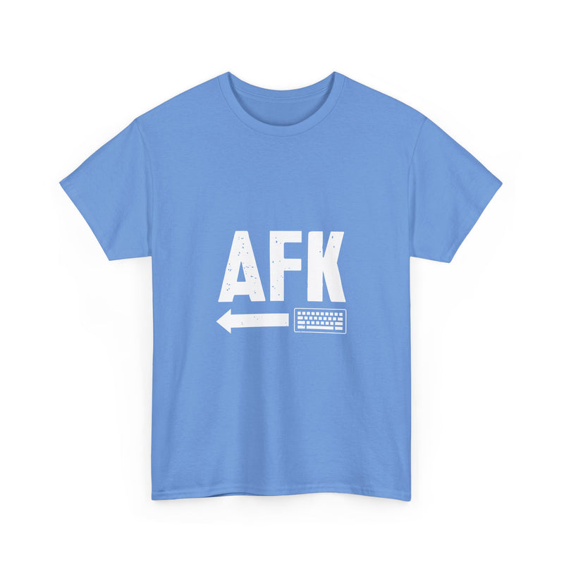 AFK Keyboard T-Shirt, Gamer Tee, Keyboard Lover Gift, Geek T-Shirt, Nerd Shirt, Video Game Apparel, Computer Humor Top, Casual Wear