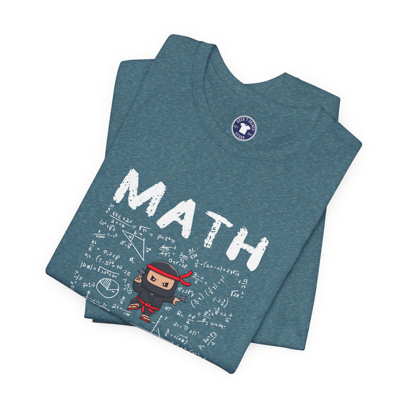 Math Ninja - Math Teacher - Premium Unisex Crewneck T-Shirt