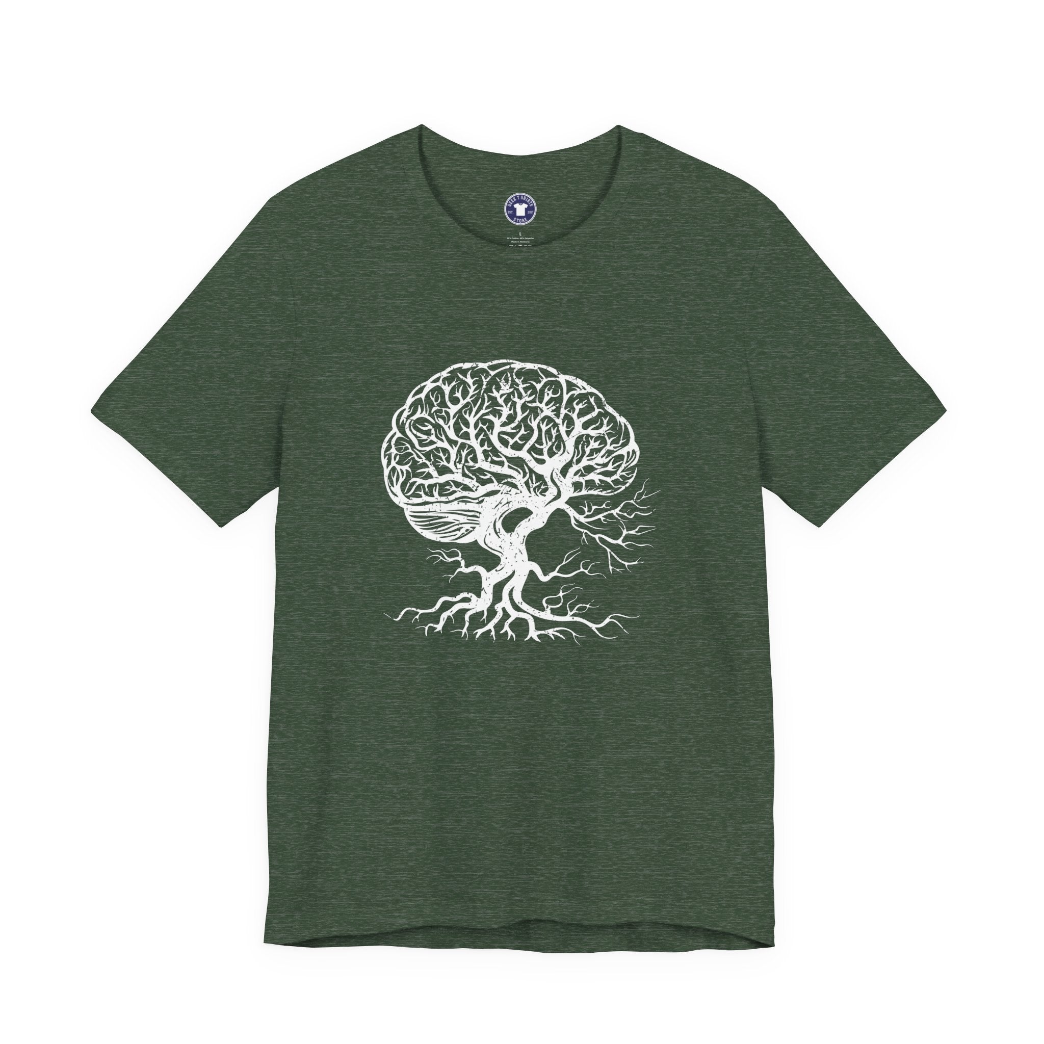 Brain Tree - Premium Unisex Crewneck T-Shirt