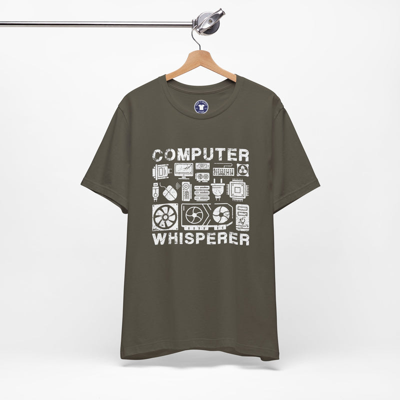 Computer Whisperer - Premium Unisex Crewneck T-Shirt