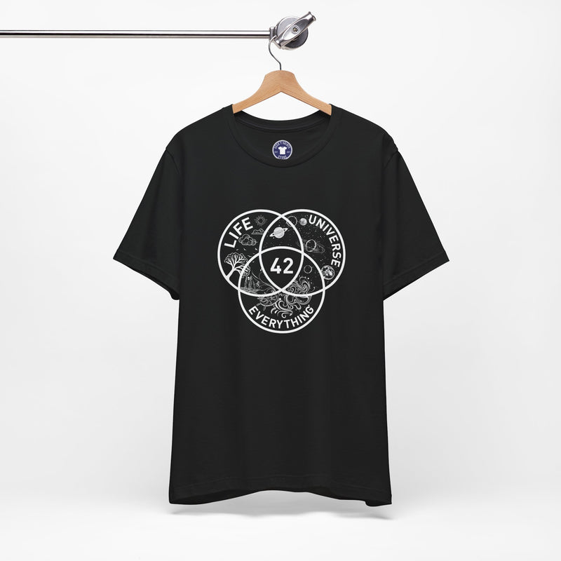 42 Answer To Life The Universe And Everything - White Version - Premium Unisex Crewneck T-Shirt