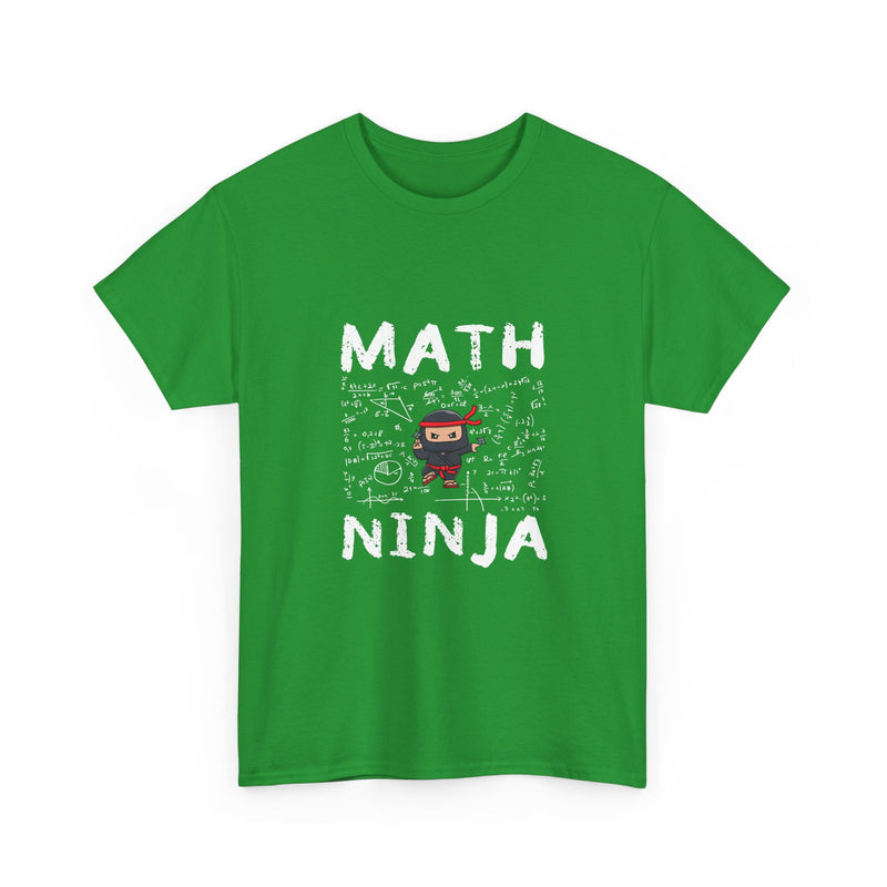 Math Ninja T-Shirt, Geek T-Shirt, Nerd Shirt, Funny Math Tee, Geeky Gift, Math Lover Shirt, Cool Ninja Art, STEM Humor Apparel