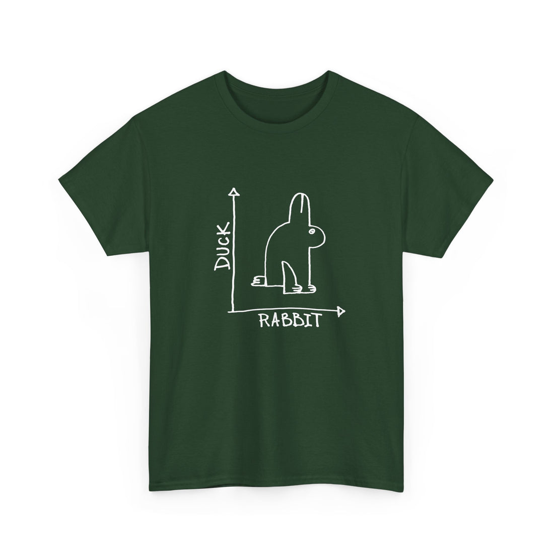 Rabbit-Duck Paradox - Regular Unisex Crewneck T-Shirt