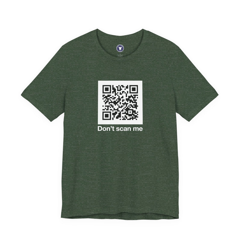 Qr Code Prank - Rick Astley - Dont Scan Me - Premium Unisex Crewneck T-Shirt